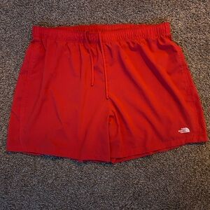 The North Face Red Hybrid Shorts